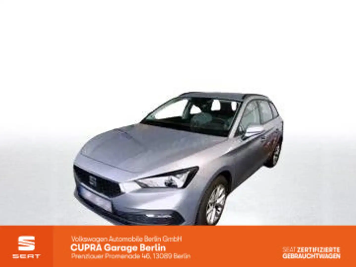 SEAT Leon Sportstourer 2.0 TDI DSG Style Navi LED PDC Silber - 1