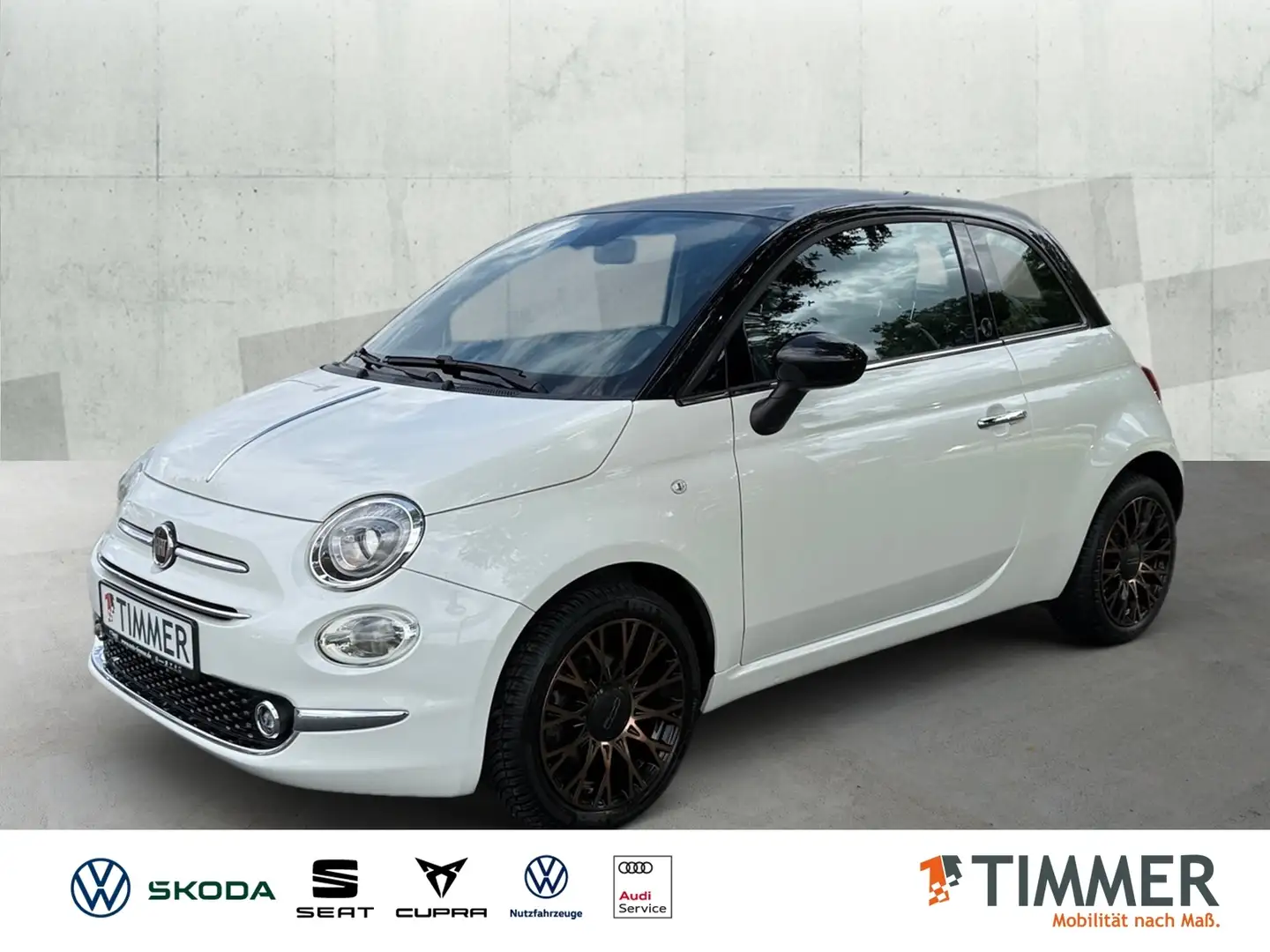 Fiat 500 1.2 8V 120th *NAVI*PANO*KLIMAAUTO* Beige - 1
