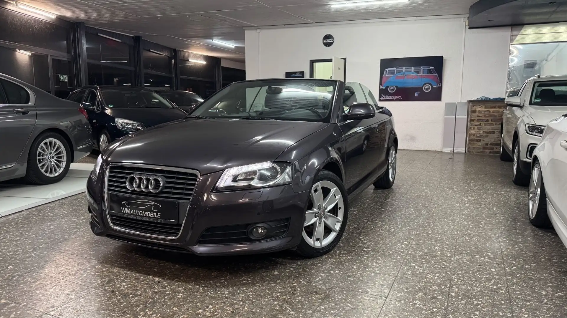 Audi A3 Cabrio*Ambition1.6 Ltr*Leder*Xenon*PDC*SHZ Gris - 1