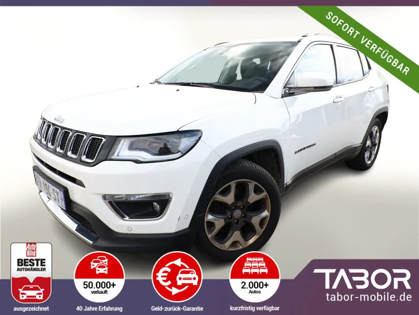Jeep Compass 1.6 MultiJet 120 Limited Nav PDC LM18Z Weiß - 1