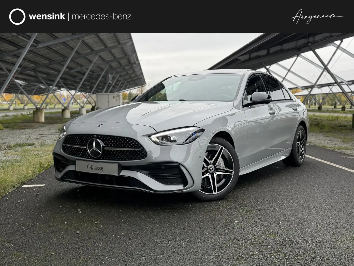 Mercedes-Benz C 180 Business Solution AMG | Night | Burmester | Panora Grijs - 1