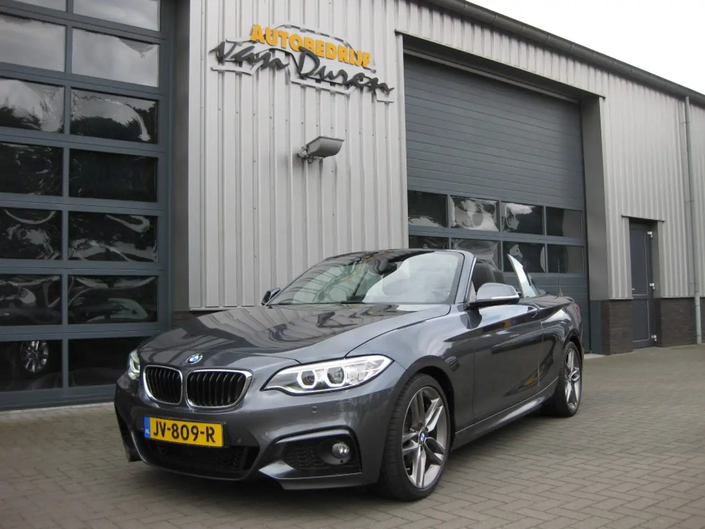 BMW 220I  Cabrio. 184PK.M Sportpakket. automaat. ned a Grigio - 2