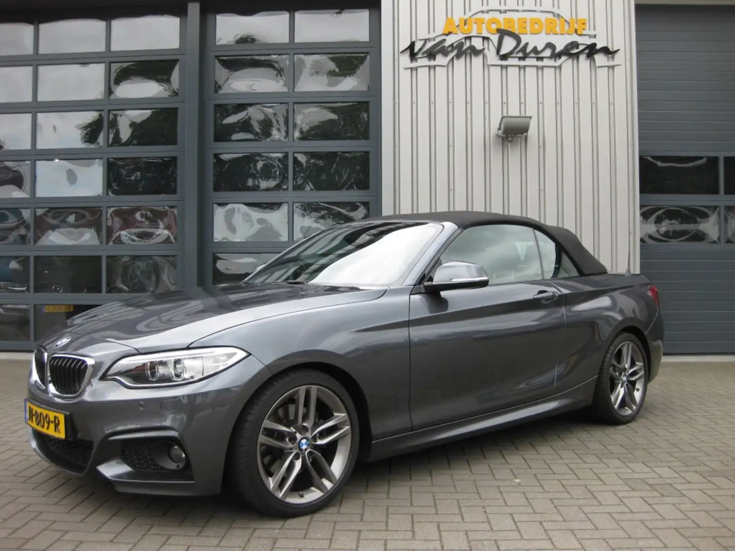 BMW 220I  Cabrio. 184PK.M Sportpakket. automaat. ned a Grigio - 1