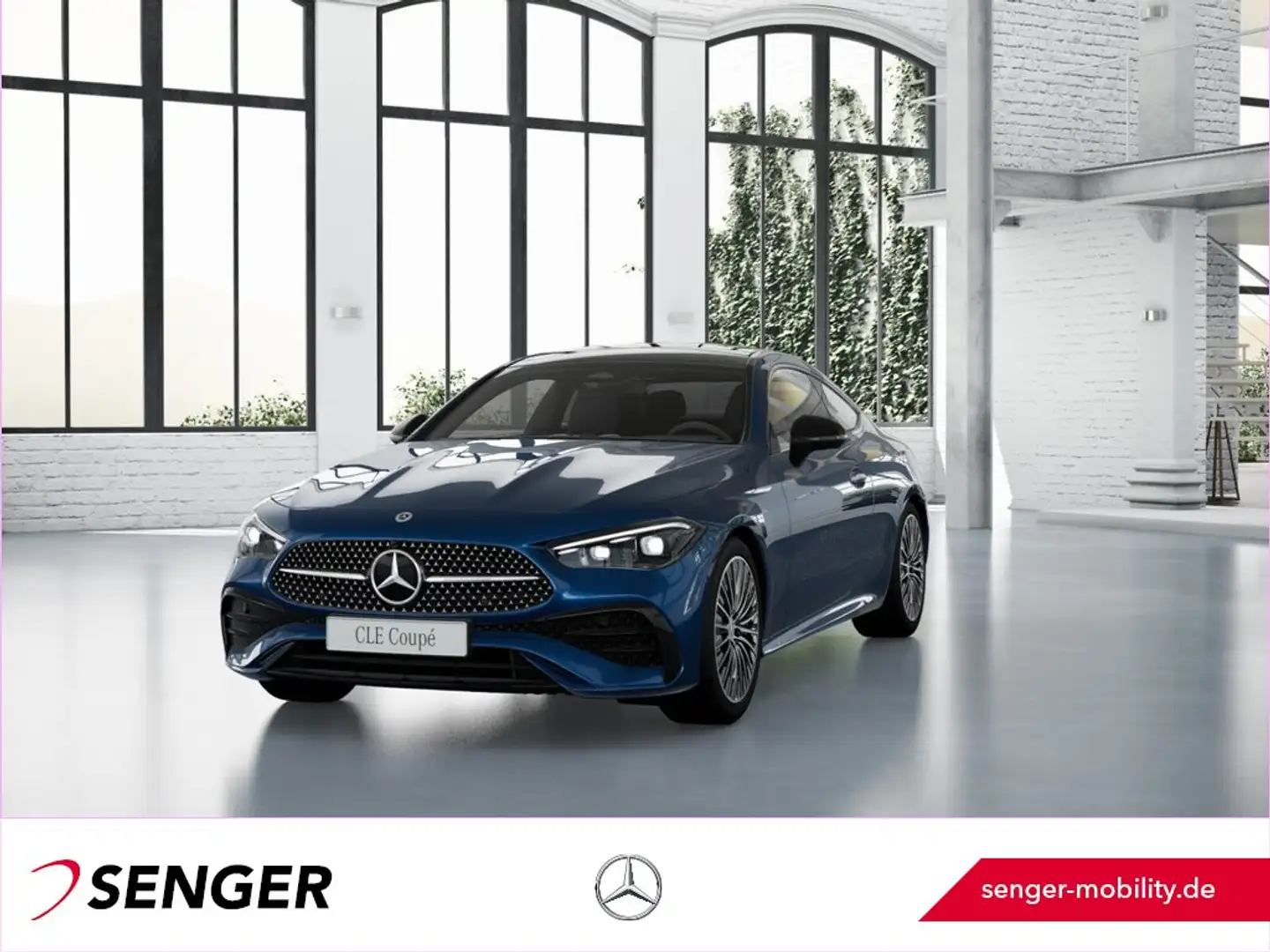 Mercedes-Benz CLE 200 Coupé AMG Night Panorama Burmester 360° Blau - 1