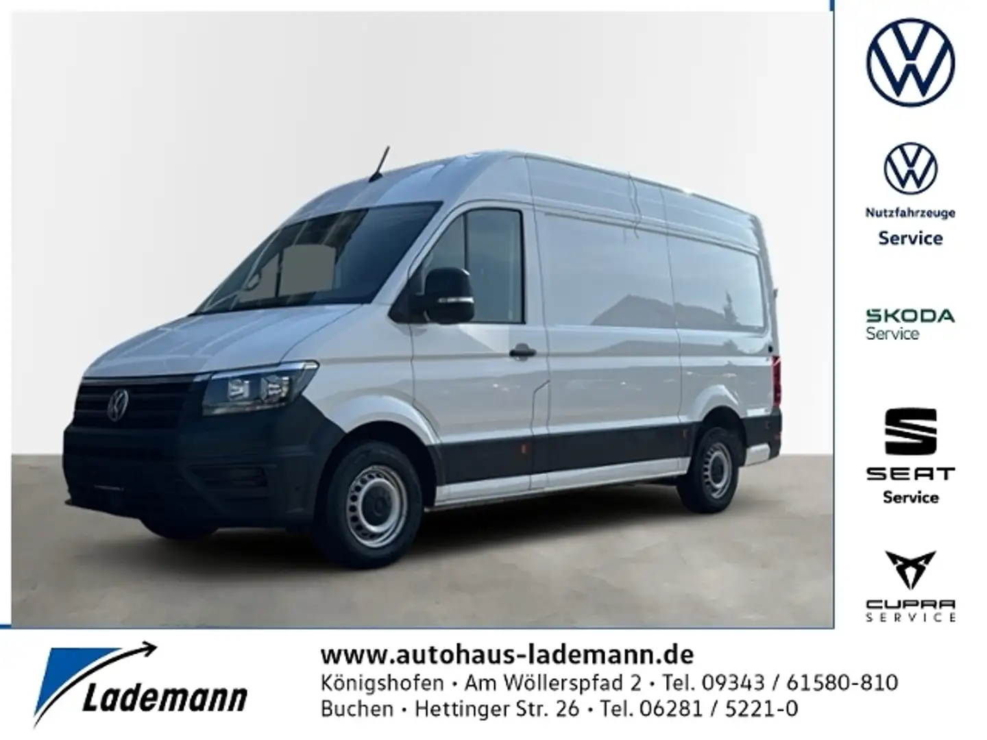 Volkswagen Crafter 30 2.0 TDI L2H2 FWD NAVI+KLIMA+RÜCKFAHRK Weiß - 1