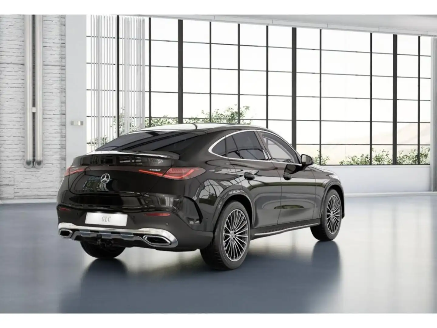 Mercedes-Benz GLC 220 d 4M Coupé AMG-Sport/Pano/AHK/Memo/20' Schwarz - 2