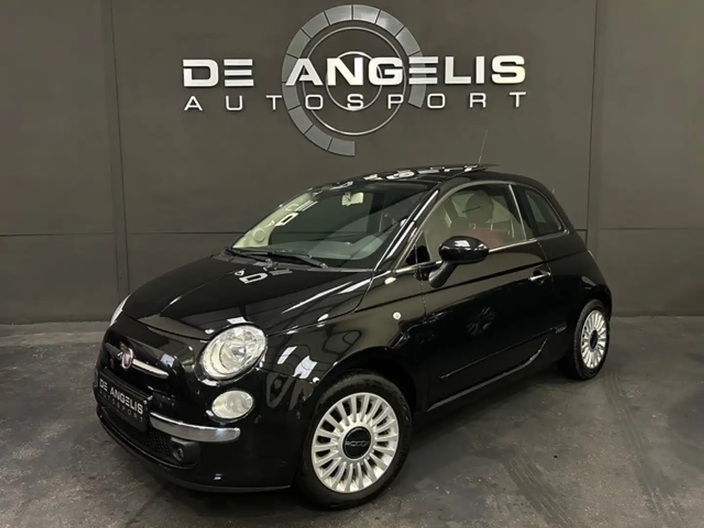 Fiat 500 LOUNGE Zwart - 1