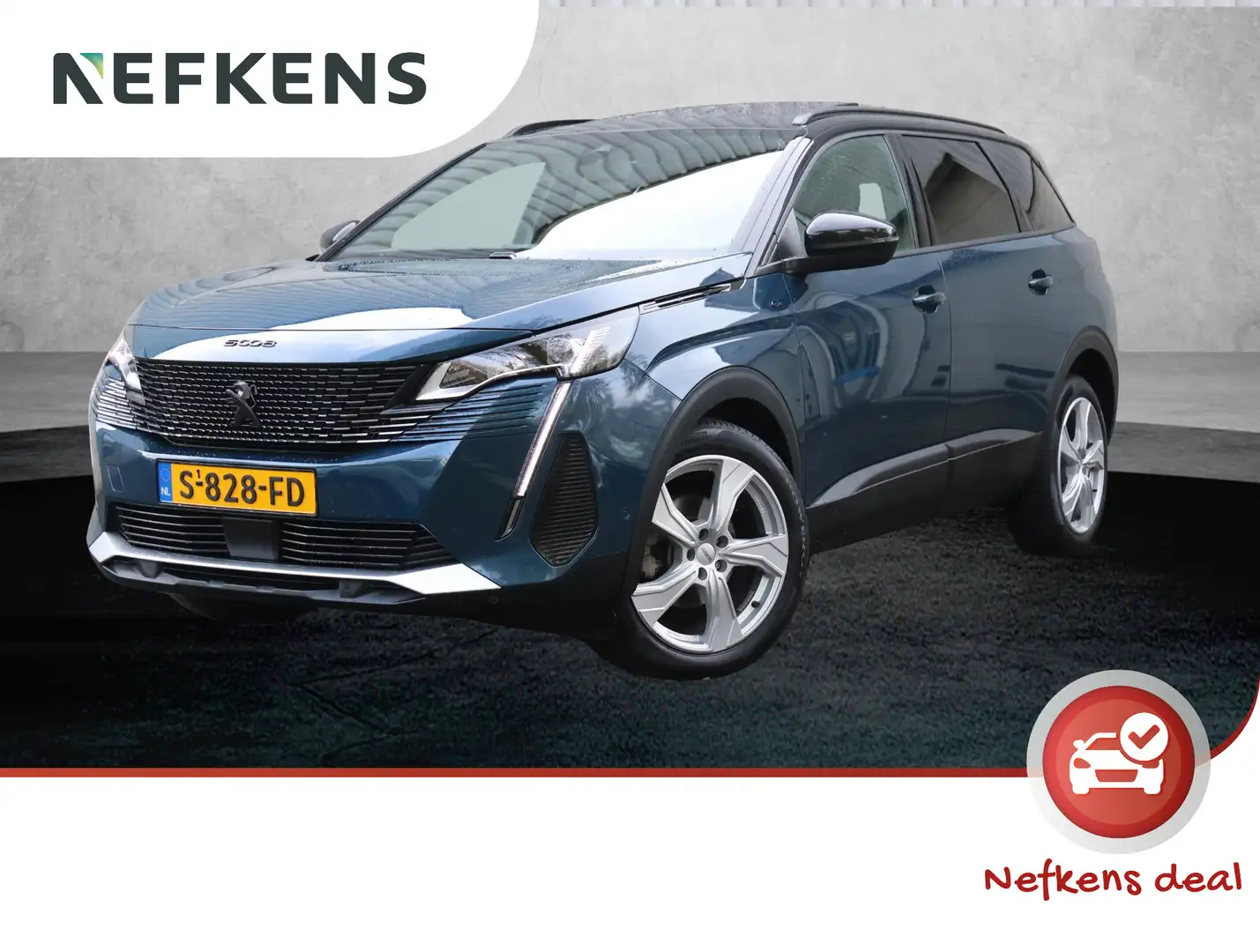 Peugeot 5008 130pk GT | 1ste eigenaar | Glazen dak | 7 persoons Blau - 1