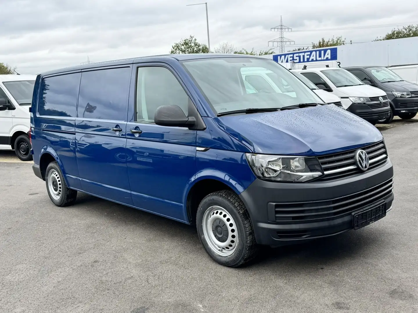 Volkswagen T6 Transporter Kasten TDI LR AHK*Tempo*Sitzh*PDC Blauw - 2