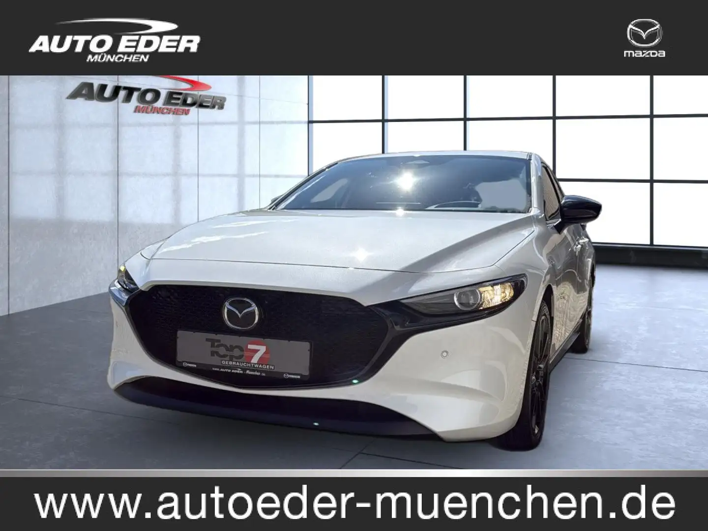 Mazda 3 Homura Bluetooth Head Up Display Navi LED Klima Weiß - 1