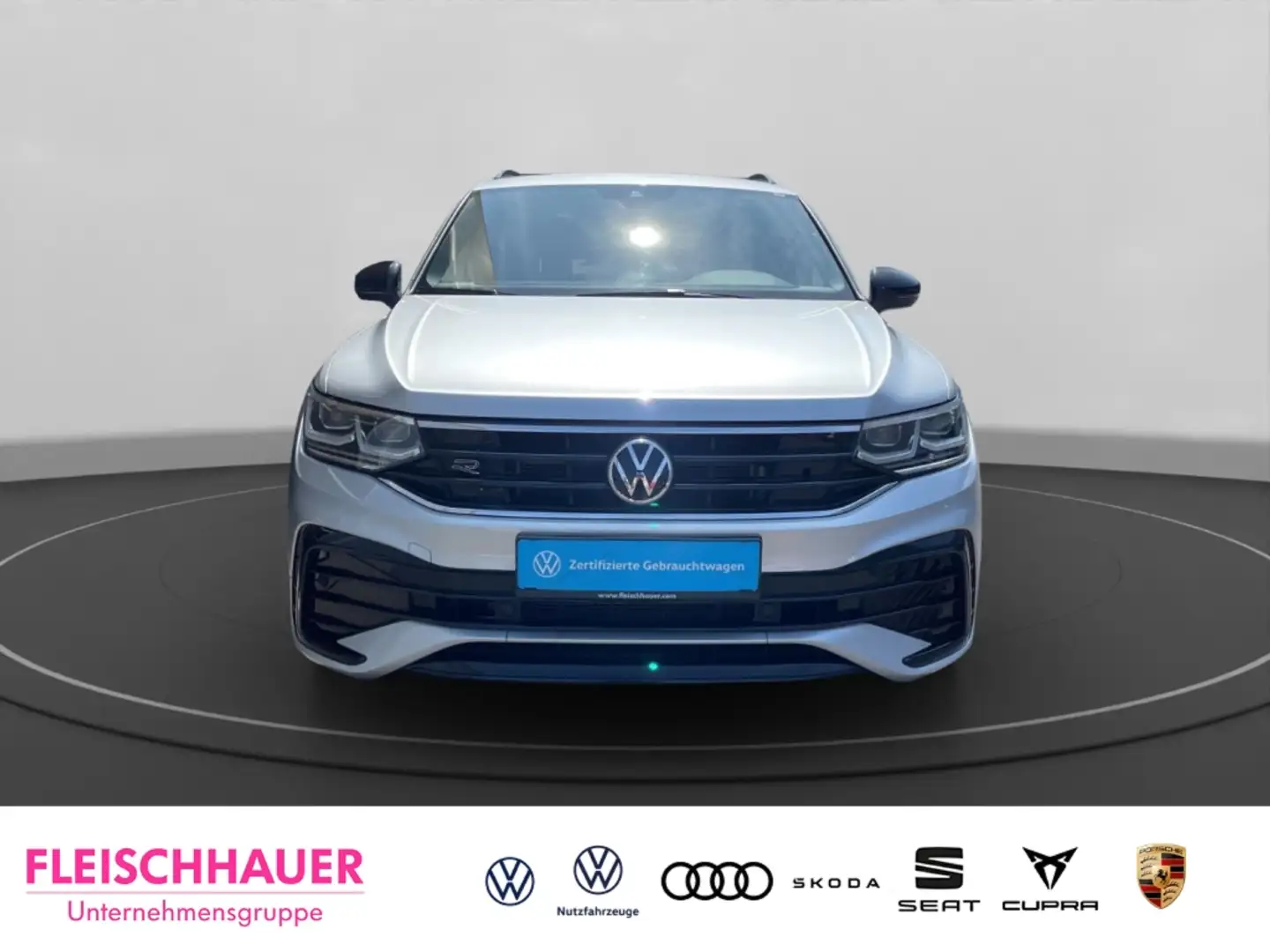 Volkswagen Tiguan R-Line 4Motion 2.0 TSI Sportpaket El. Panodach Nav Silber - 2
