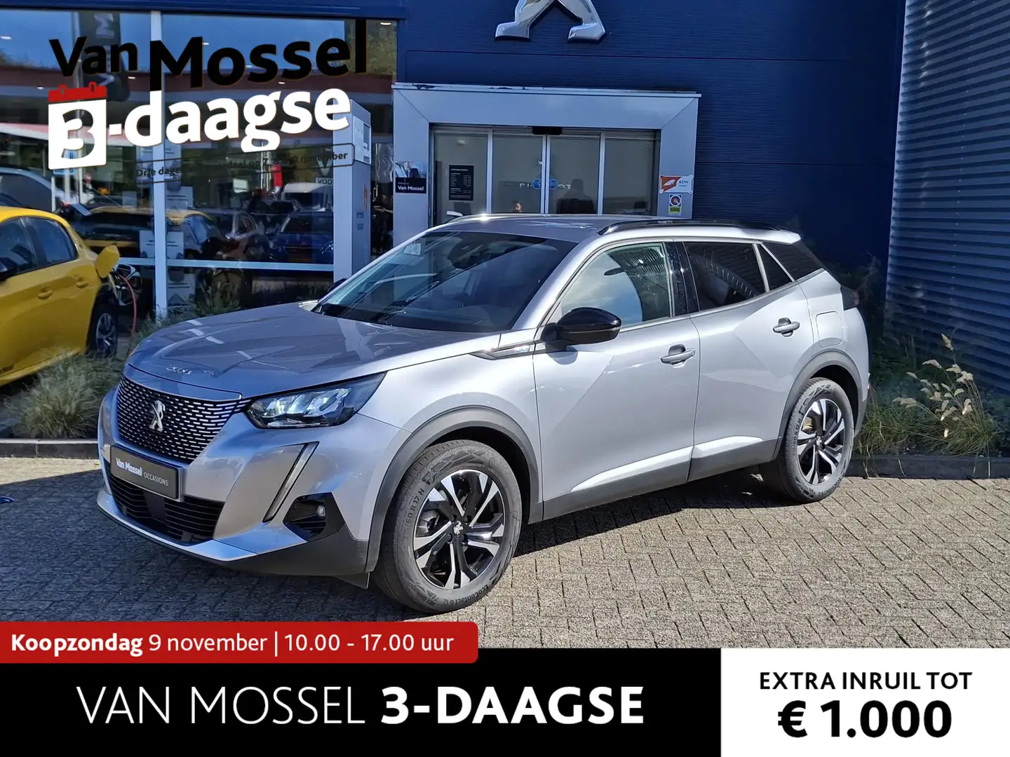 Peugeot e-2008 EV Allure Pack 50 kWh | Camera | Climate control | Grijs - 1