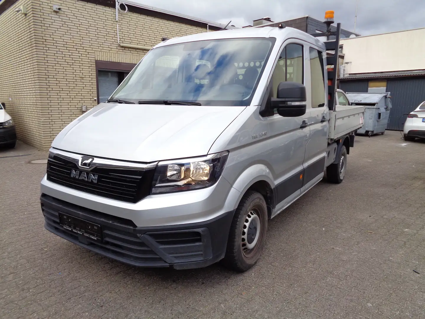 MAN TGE 3.140 Pritsche DOKA *Standheizung* Silber - 2