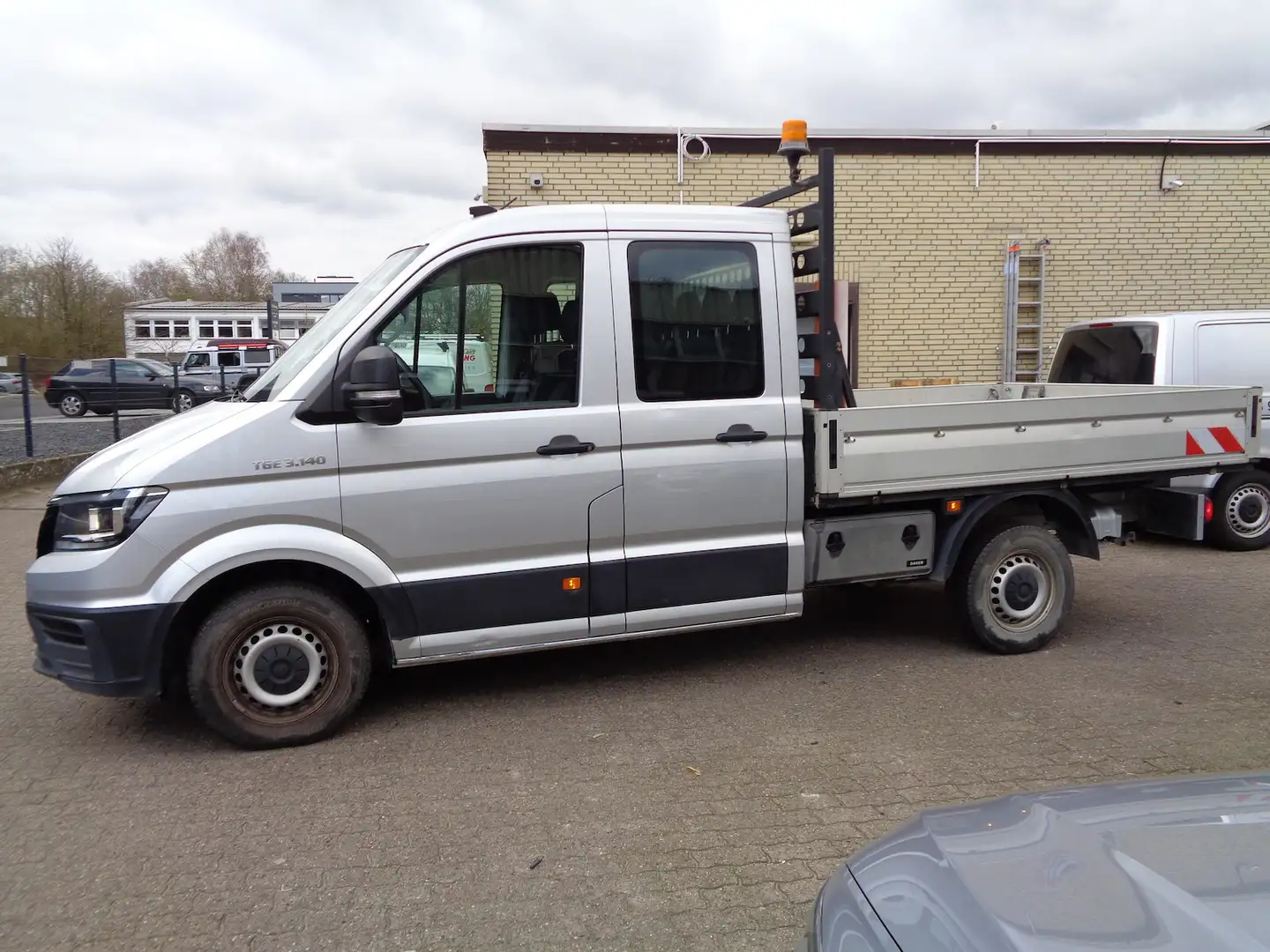 MAN TGE 3.140 Pritsche DOKA *Standheizung* Silber - 1