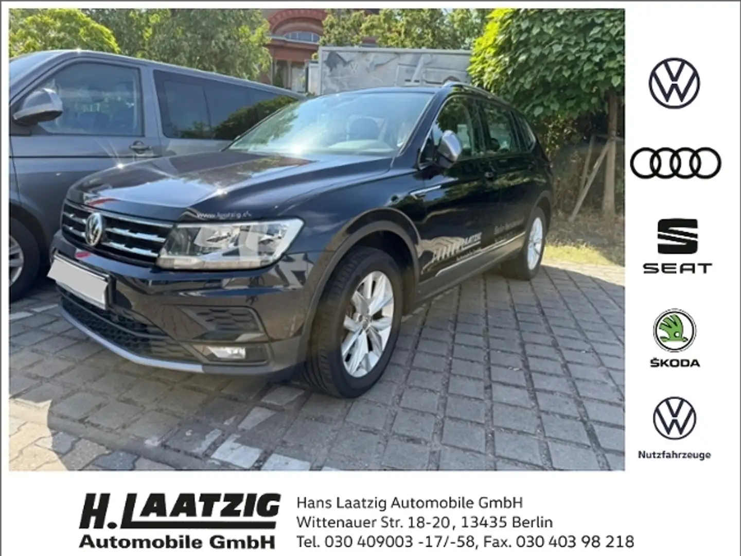 Volkswagen Tiguan Allspace 2.0 TDI DSG 4Motion Comfortline Navi AHK Standhz Noir - 1