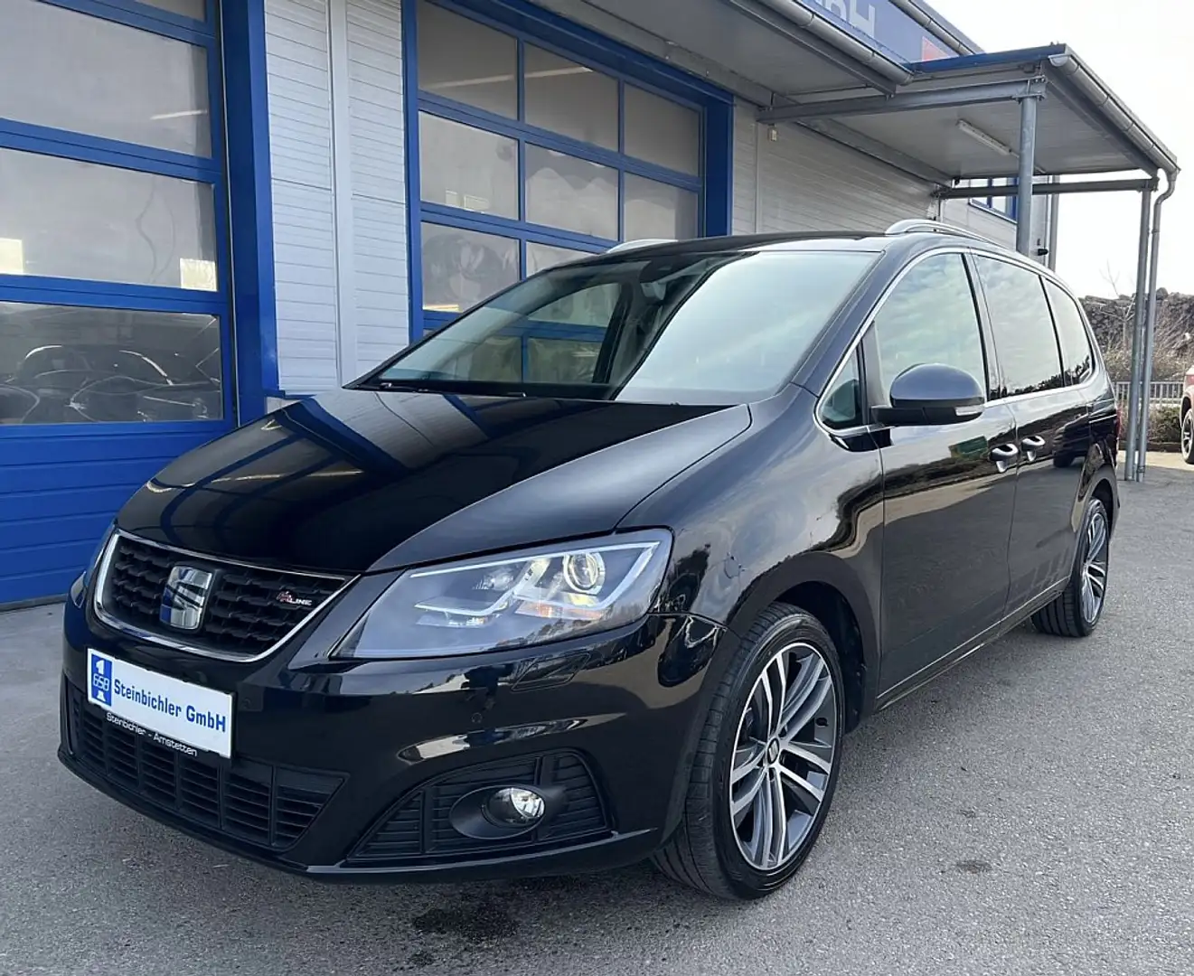 SEAT Alhambra FR 2,0 TDI DSG 4WD,AHK,7 Sitze, el.Schiebetüren... Noir - 1