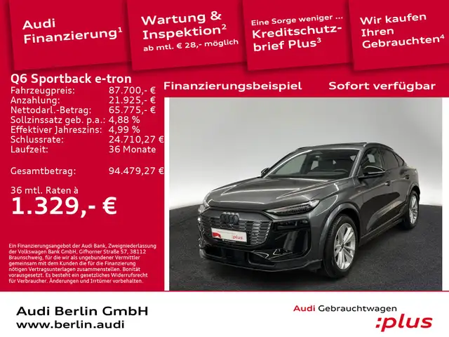 Audi Q6 e-tron performance