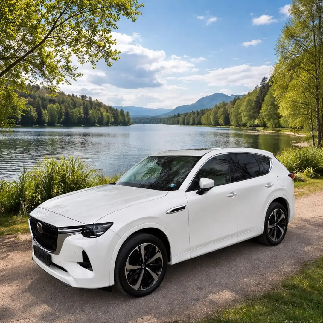 Mazda CX-60 2.5L e-SKYACTIV PHEV AWD TAKUMI CON/DRI/COM Aut. Weiß - 1