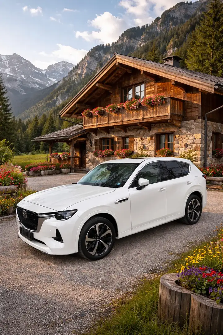Mazda CX-60 2.5L e-SKYACTIV PHEV AWD TAKUMI CON/DRI/COM Aut. Weiß - 2