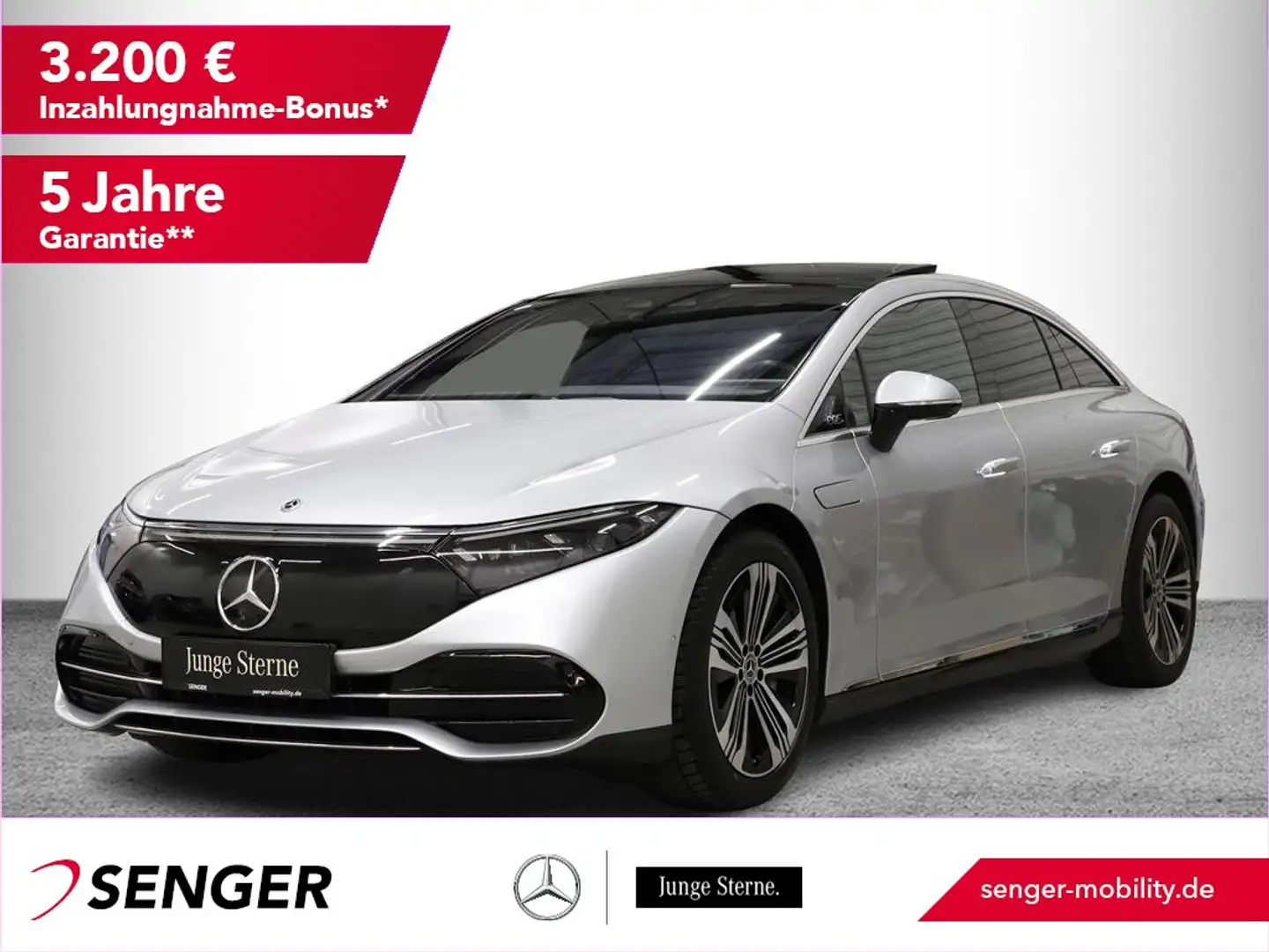 Mercedes-Benz EQS 450+ Pano Airmatic DIGITAL LIGHT Distronic Zilver - 1