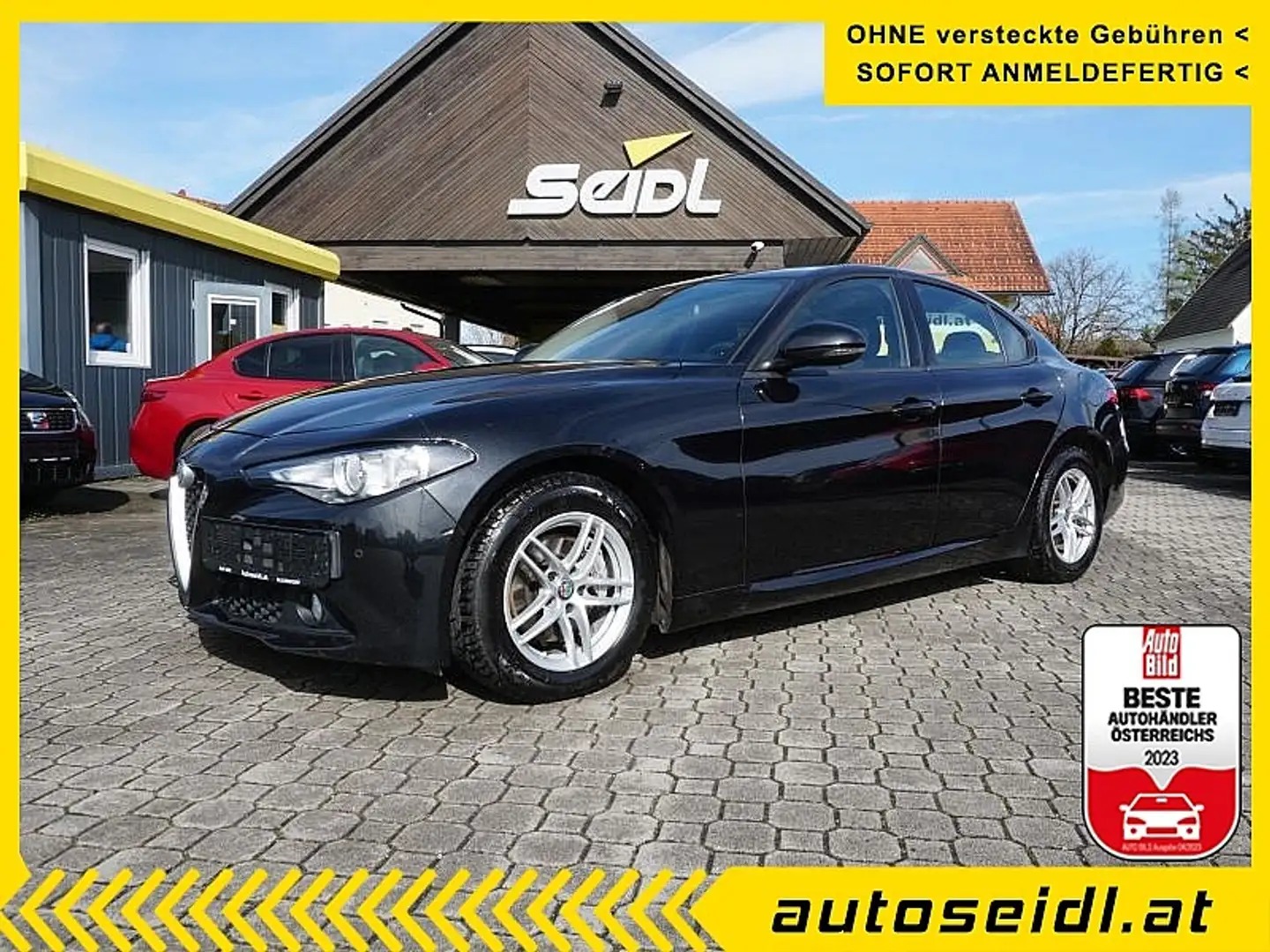 Alfa Romeo Giulia Business 2,2 160 MTX RWD *NAVI* Noir - 1