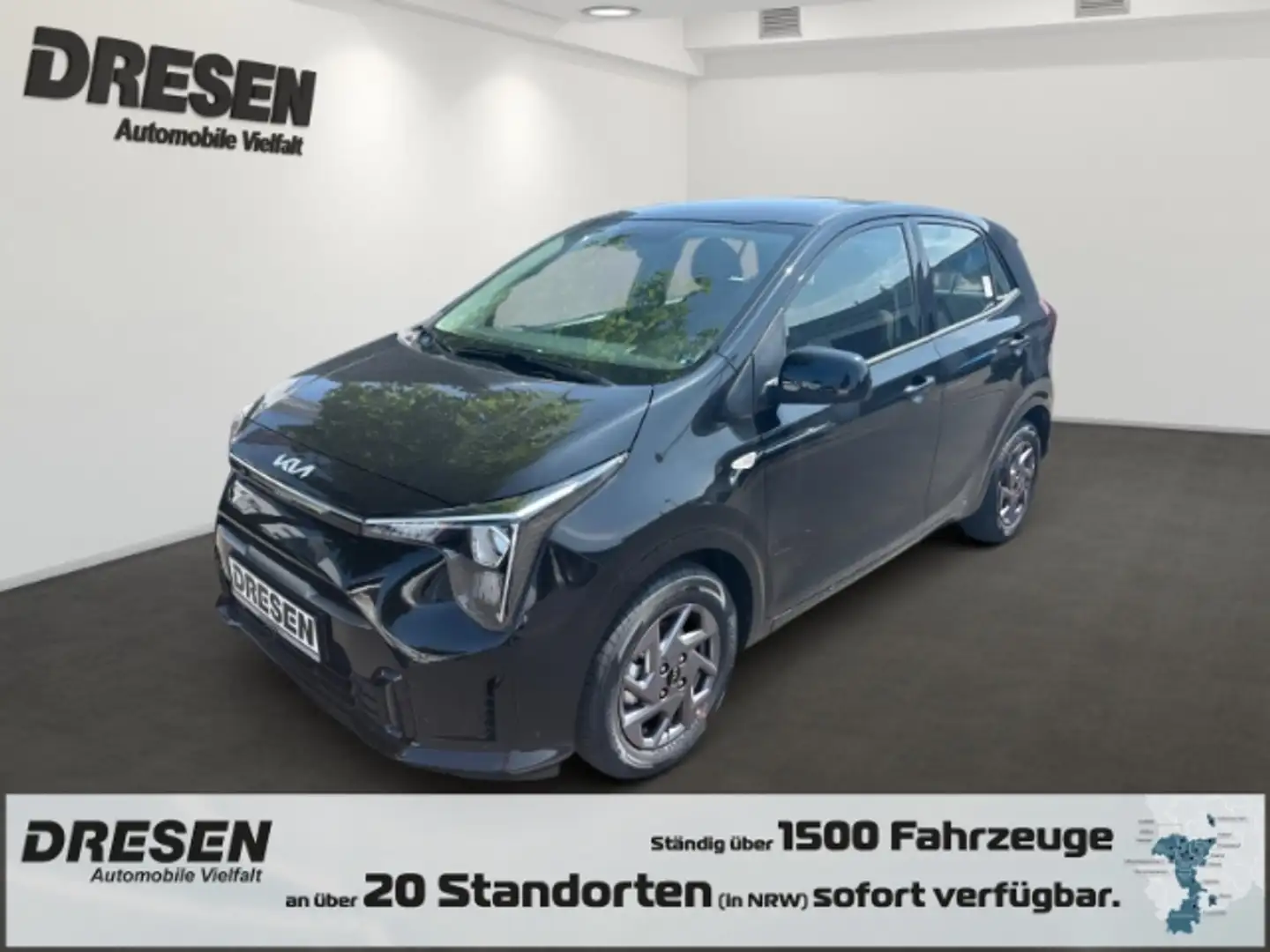 Kia Picanto Vision EU6d 1.0 NAVI,KAMERA,PDC,SITZHZG Schwarz - 1