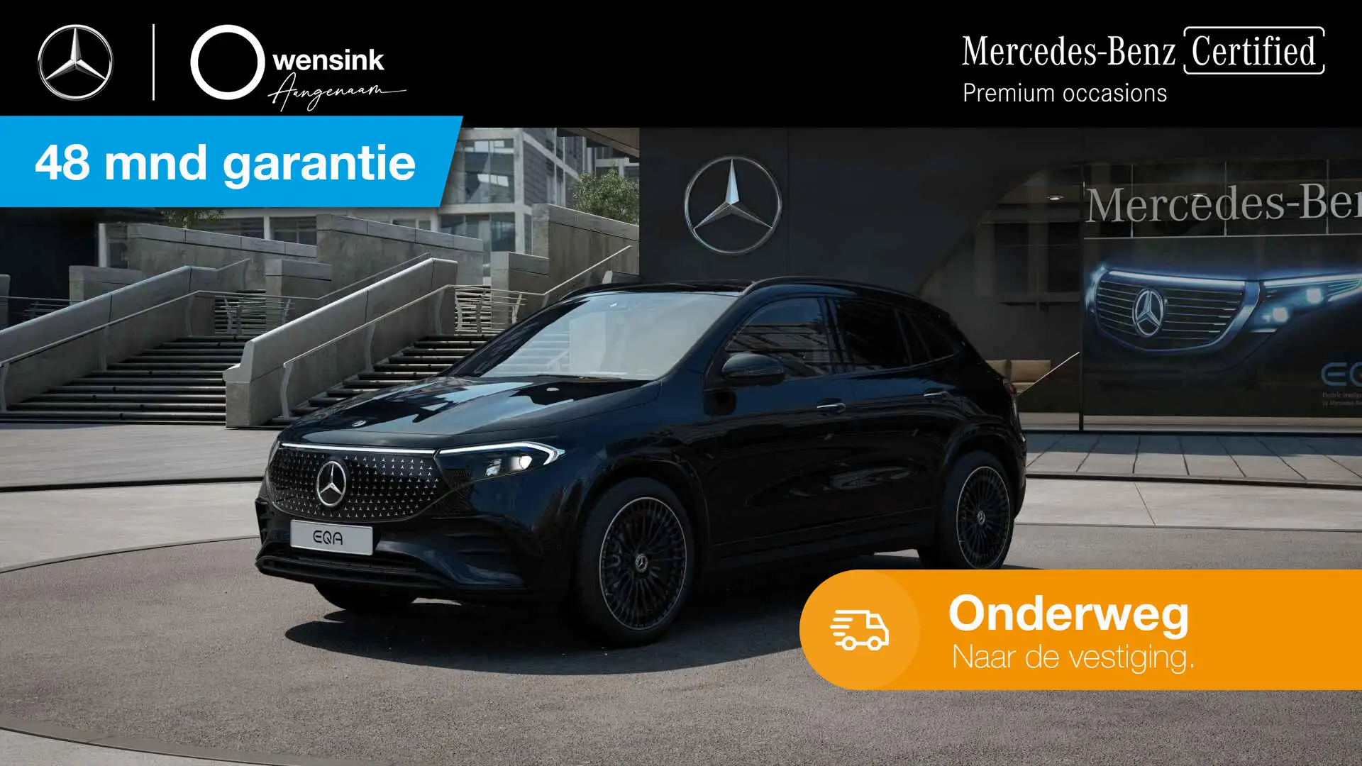 Mercedes-Benz EQA 250 250+ AMG Line 71 kWh | Night | Rijassistentiepakke Zwart - 1