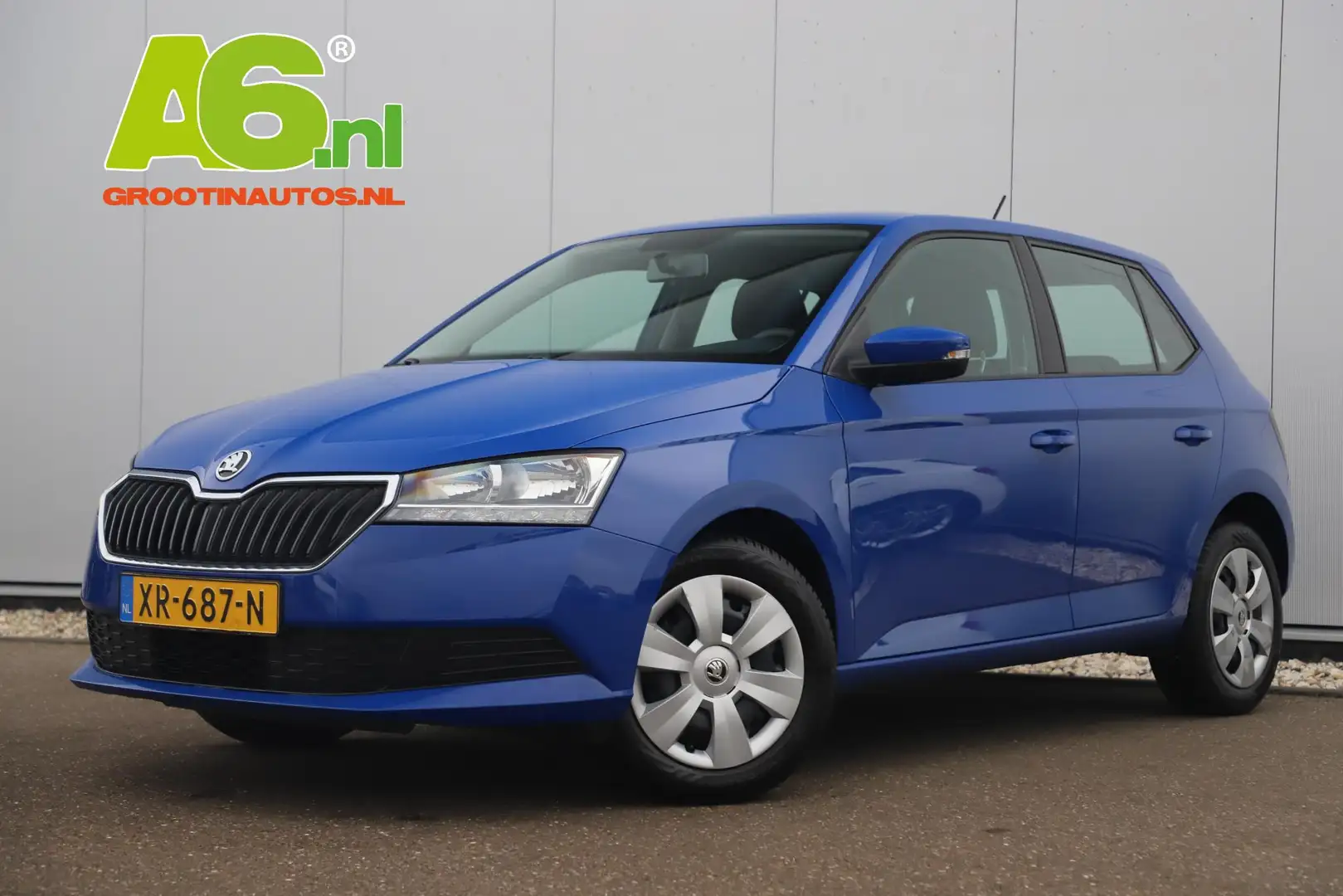 Skoda Fabia 1.0 Active Trekhaak Radio Bluetooth Airco Cruise C Blue - 1