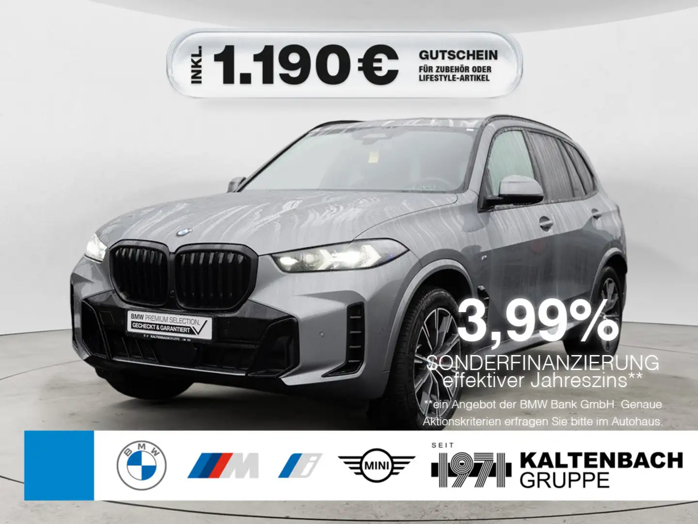 BMW X5 xDrive 30d M-Sport Pro PANO AHK 360° HUD Grau - 1