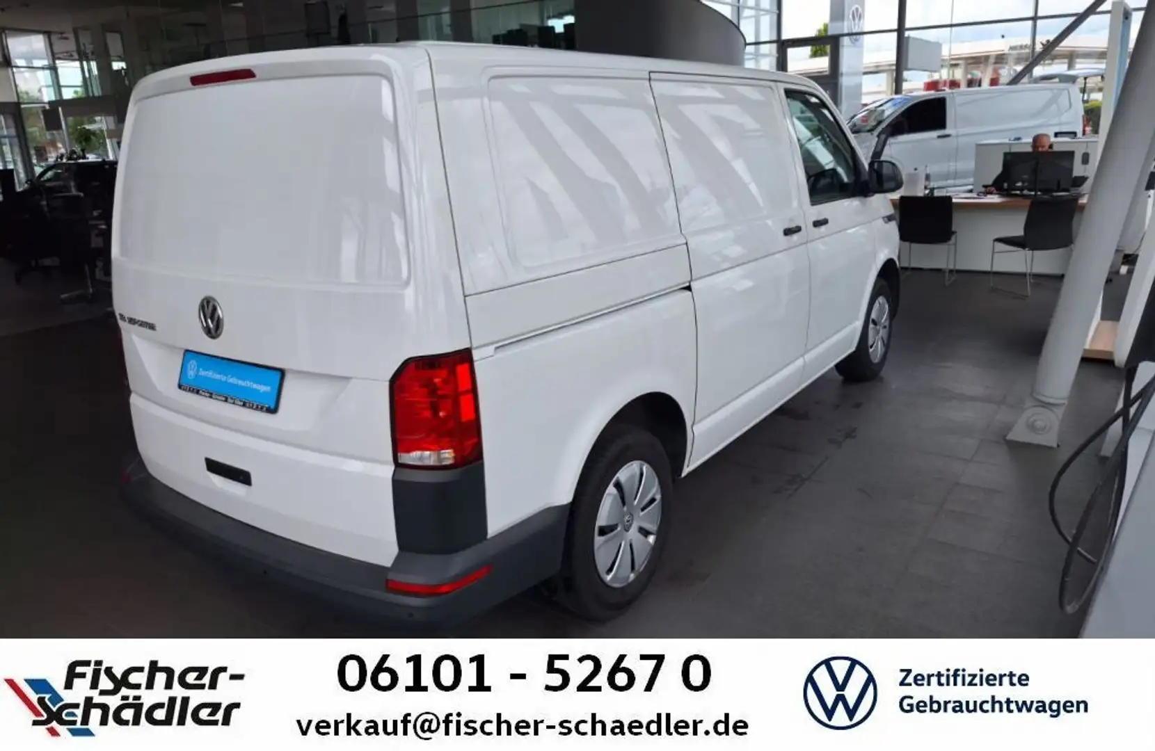 Volkswagen T6 Transporter T6.1*2.0TDI*DSG*Navi*RearView*SitzHz*PDC* Weiß - 2