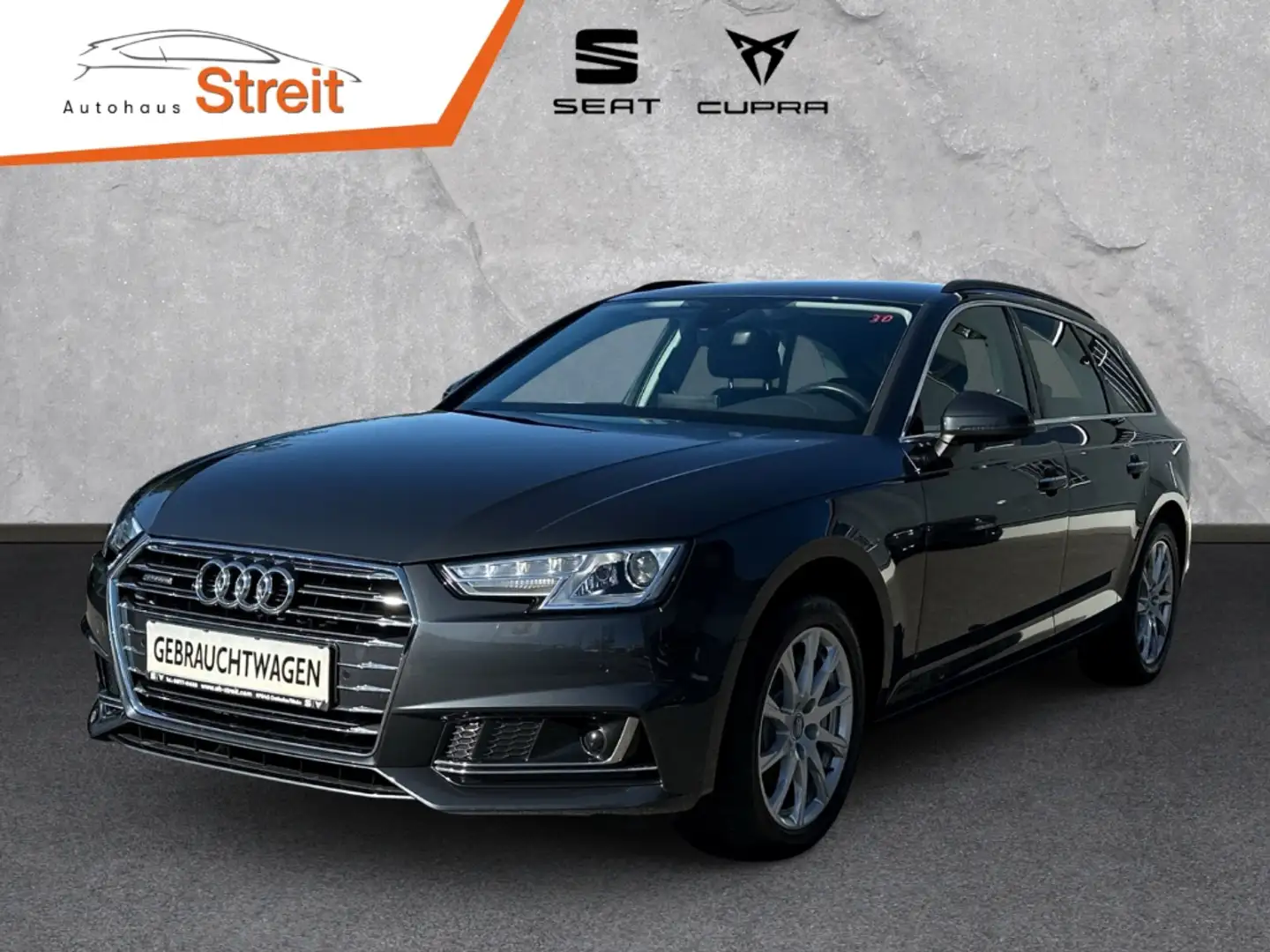 Audi A4 Avant 40 2.0 TDI quattro design 7-Gang DSG StandHZ Gris - 1