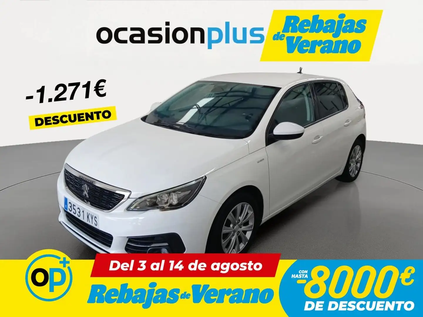 Peugeot 308 1.5BlueHDi S&S Style 130 Blanco - 1