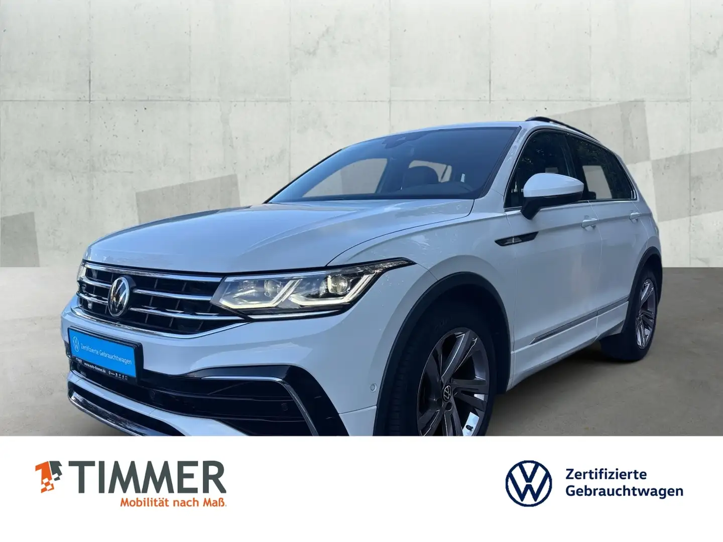 Volkswagen Tiguan 1.5 TSI DSG R-LINE *IQ.LIGHT *AHK *RKAM *ACC *"19 Weiß - 1