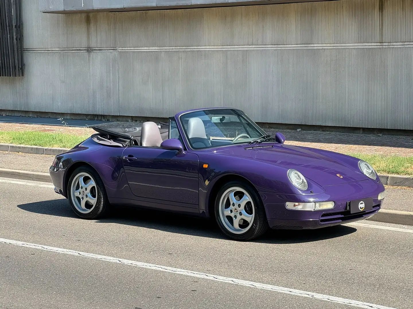 Porsche 993 911 cabriolet carrera 2 amarant violet molto rara Lilla - 2