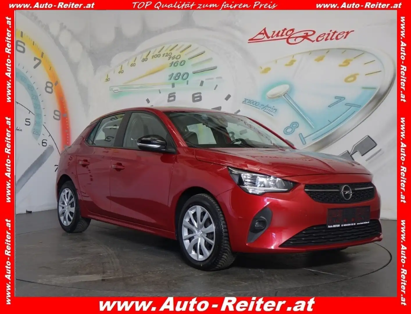 Opel Corsa 1,2 Edition *NAVI, KLIMA, CARPLAY* Rot - 1
