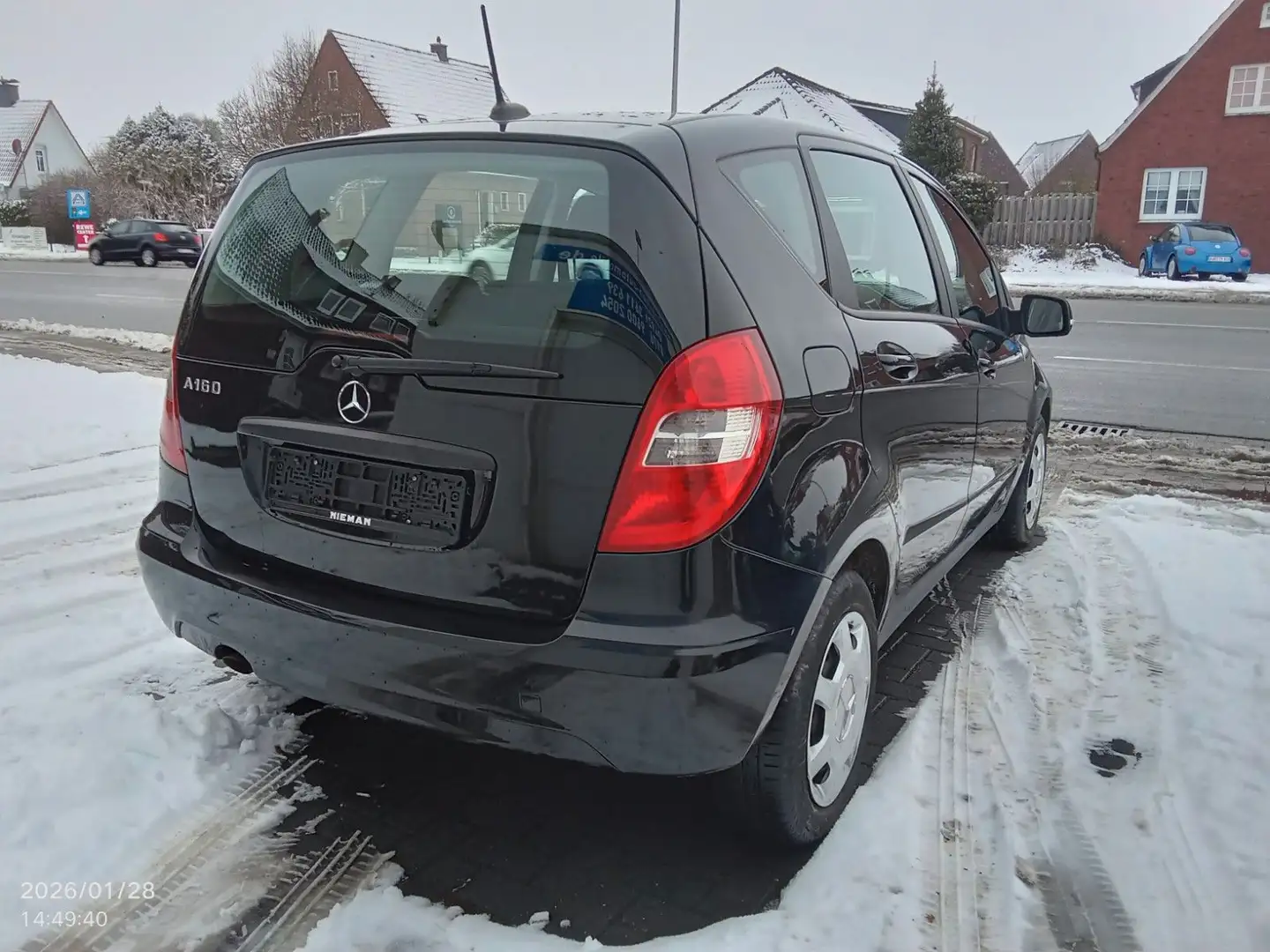 Mercedes-Benz A 160 TÜV NEU 1JAHR GEWÄHRLEISTUNG Schwarz - 2