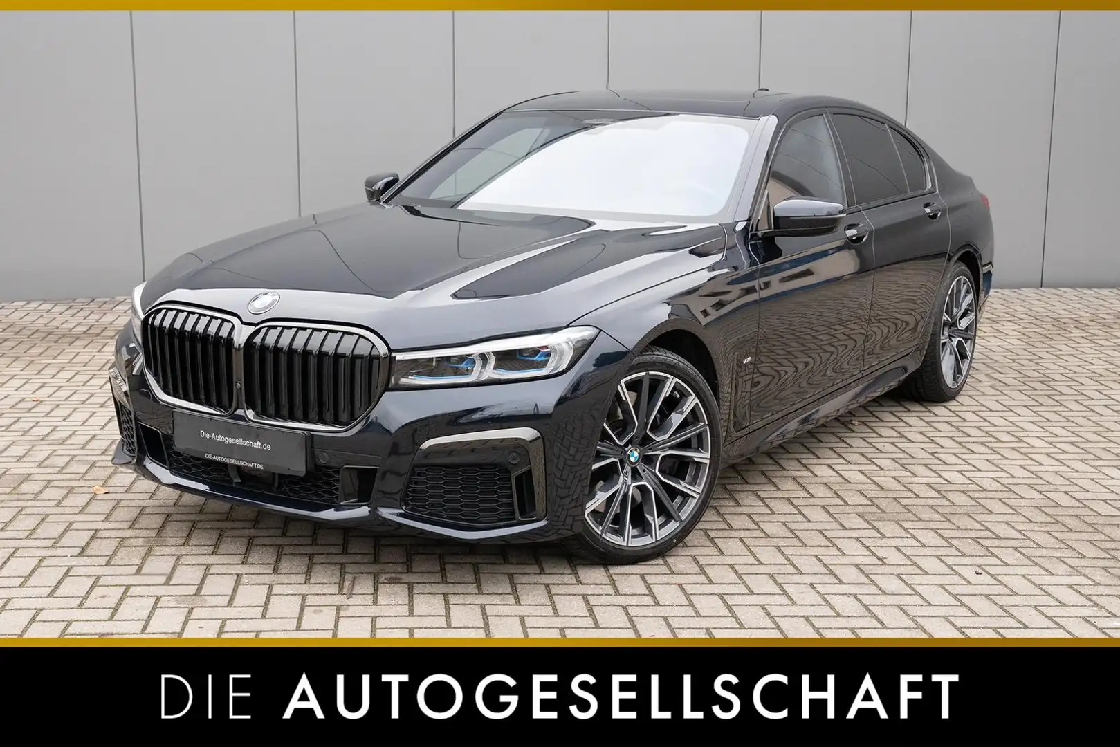 BMW 750 i xDrive M Sport*LASER*HUD*KAMERA*STHZ*1.HD* Schwarz - 1