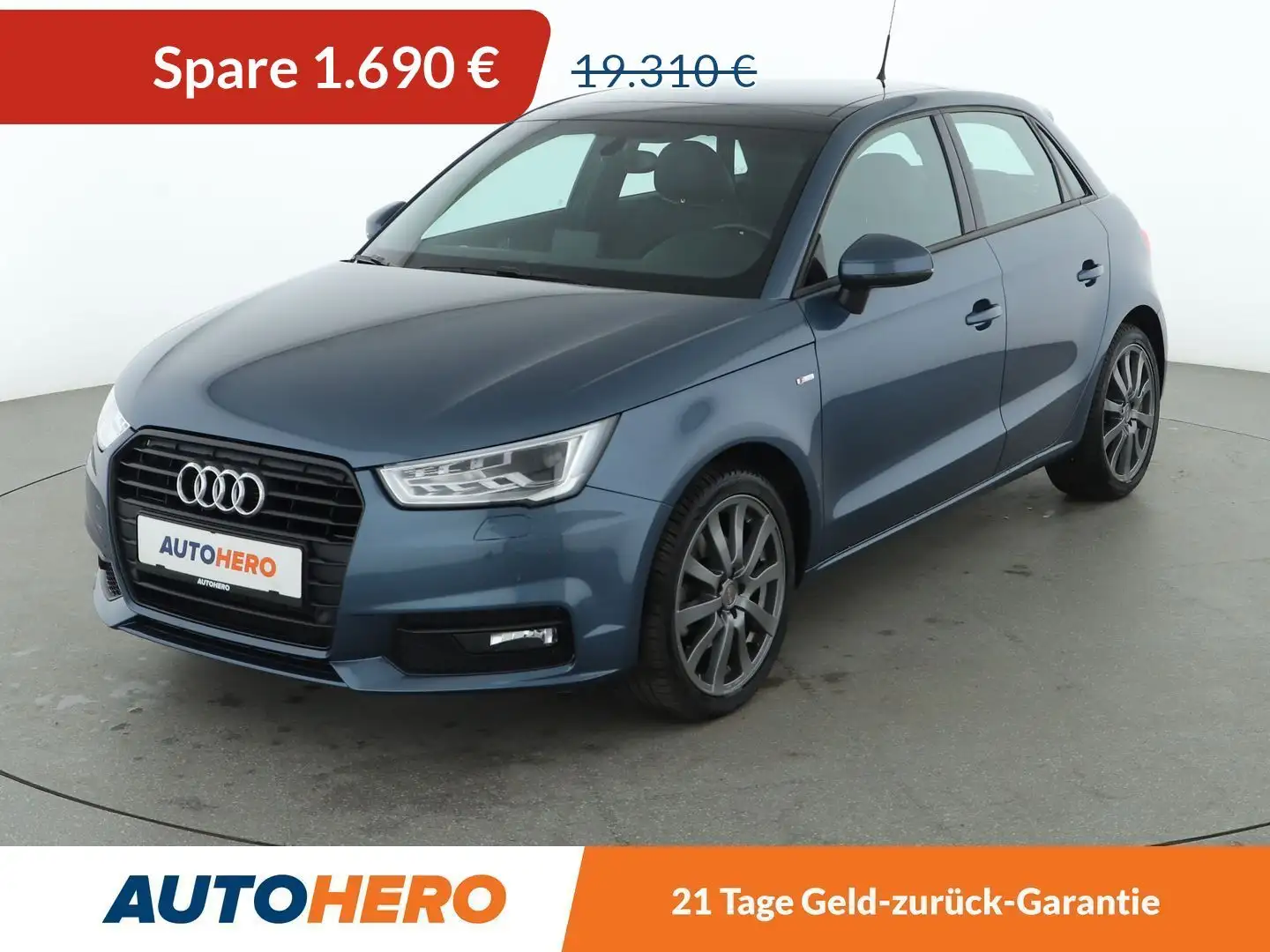 Audi A1 1.4 TFSI ACT Sport Aut.*NAVI*XENON*PDC*SHZ* Blau - 1