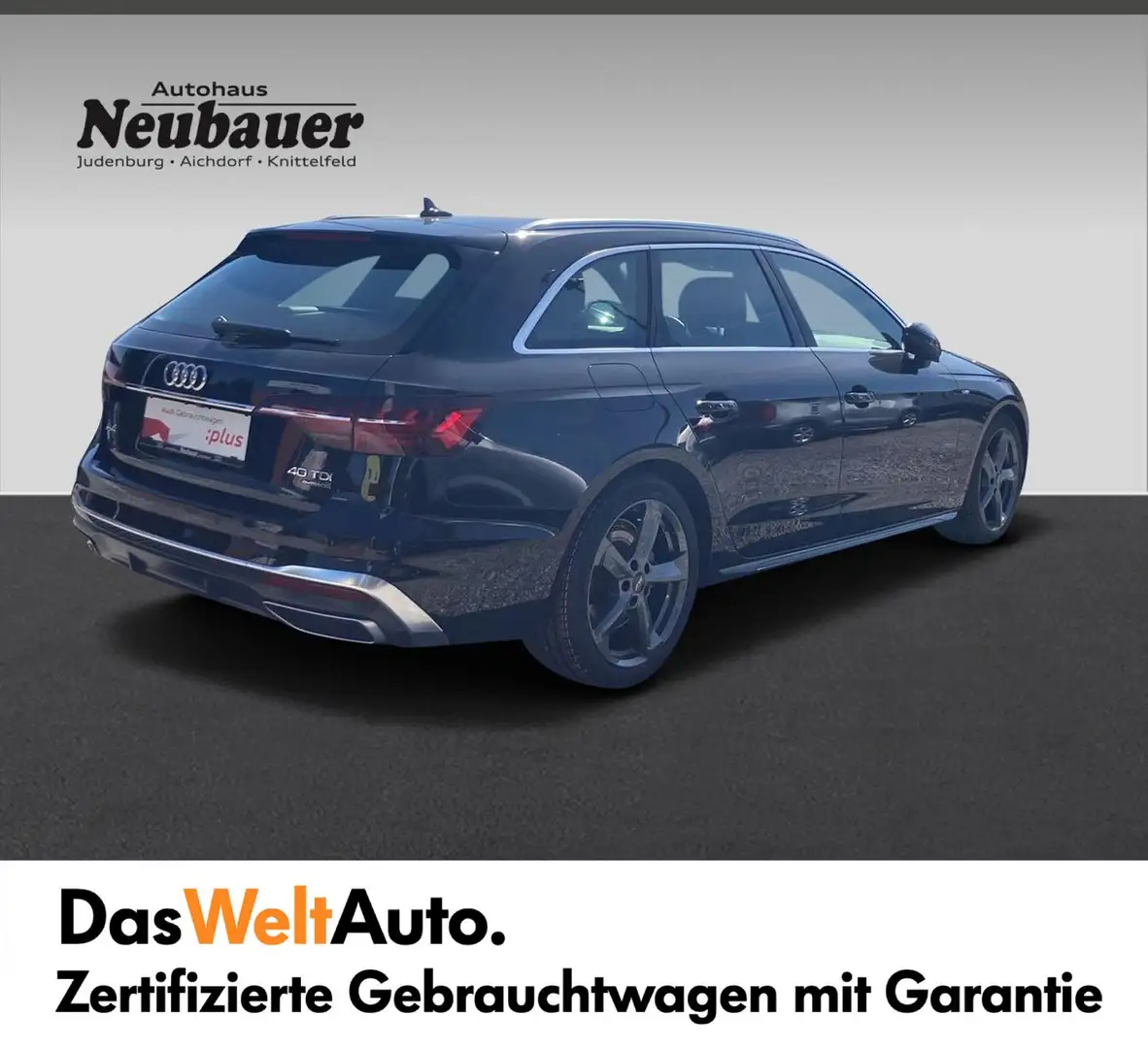 Audi A4 40 TDI unlimited quattro Schwarz - 2
