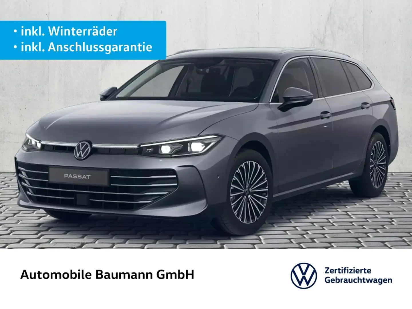 Volkswagen Passat 2.0 TDI 4MOTION *AHK*STDHZG*DCC*LEDER* Grau - 1