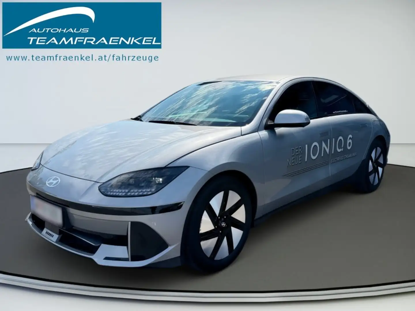 Hyundai IONIQ 6 PLUS LINE Long Range 77,4 kWh Technikpaket Silber - 1