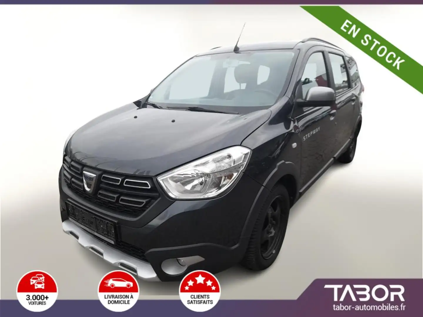 Dacia Lodgy Stepway 1.5 dCi 115 7P GPS radars Gris - 1