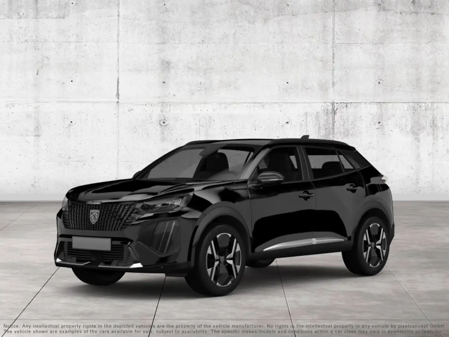 Peugeot 2008 Hybrid 136 Allure Noir - 1