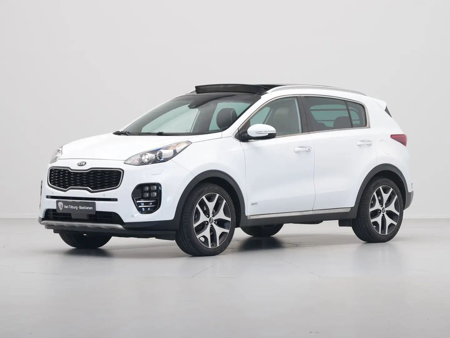 Kia Sportage 1.6 T-GDI 4WD GT-Line Panorama Camera Stoelverwarm Wit - 2