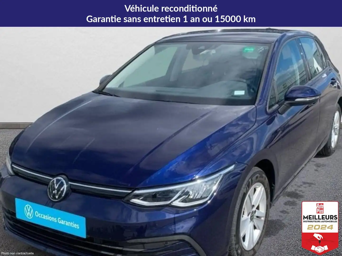 Volkswagen Golf 1.0 tsi opf 110 bvm6 life plus Bleu - 1