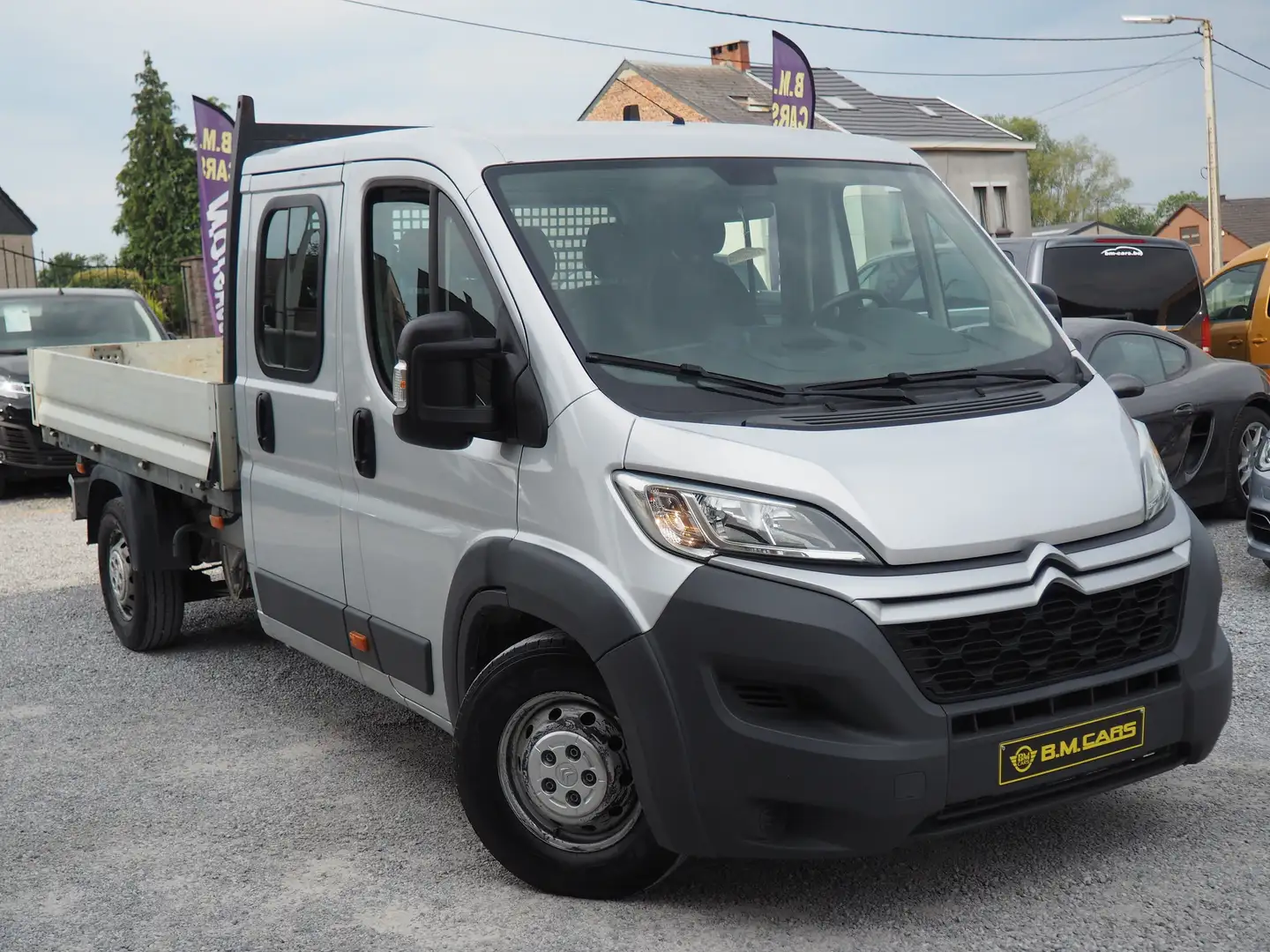 Citroen Jumper 2.O HDi PICK UP✅PLATEAU✅6 SIEGES-GPS-CLIM-EU6b Plateado - 2