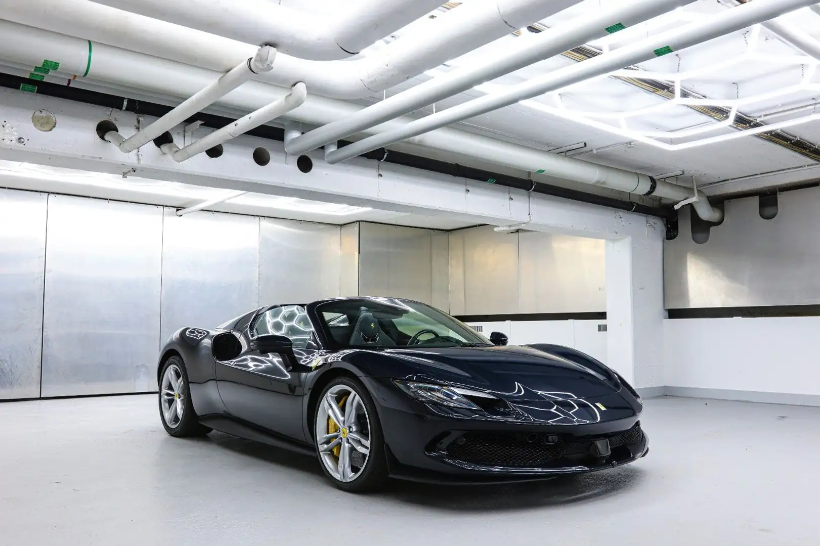 Ferrari 296 GTS Passenger Display Blu Pozzi Blau - 1