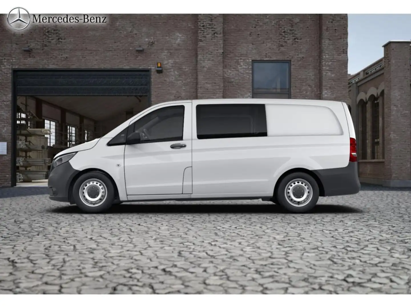 Mercedes-Benz Vito 114 Mixto RüKam+AHK+NSW+Klima+Tempomat+DAB+ Blanco - 2