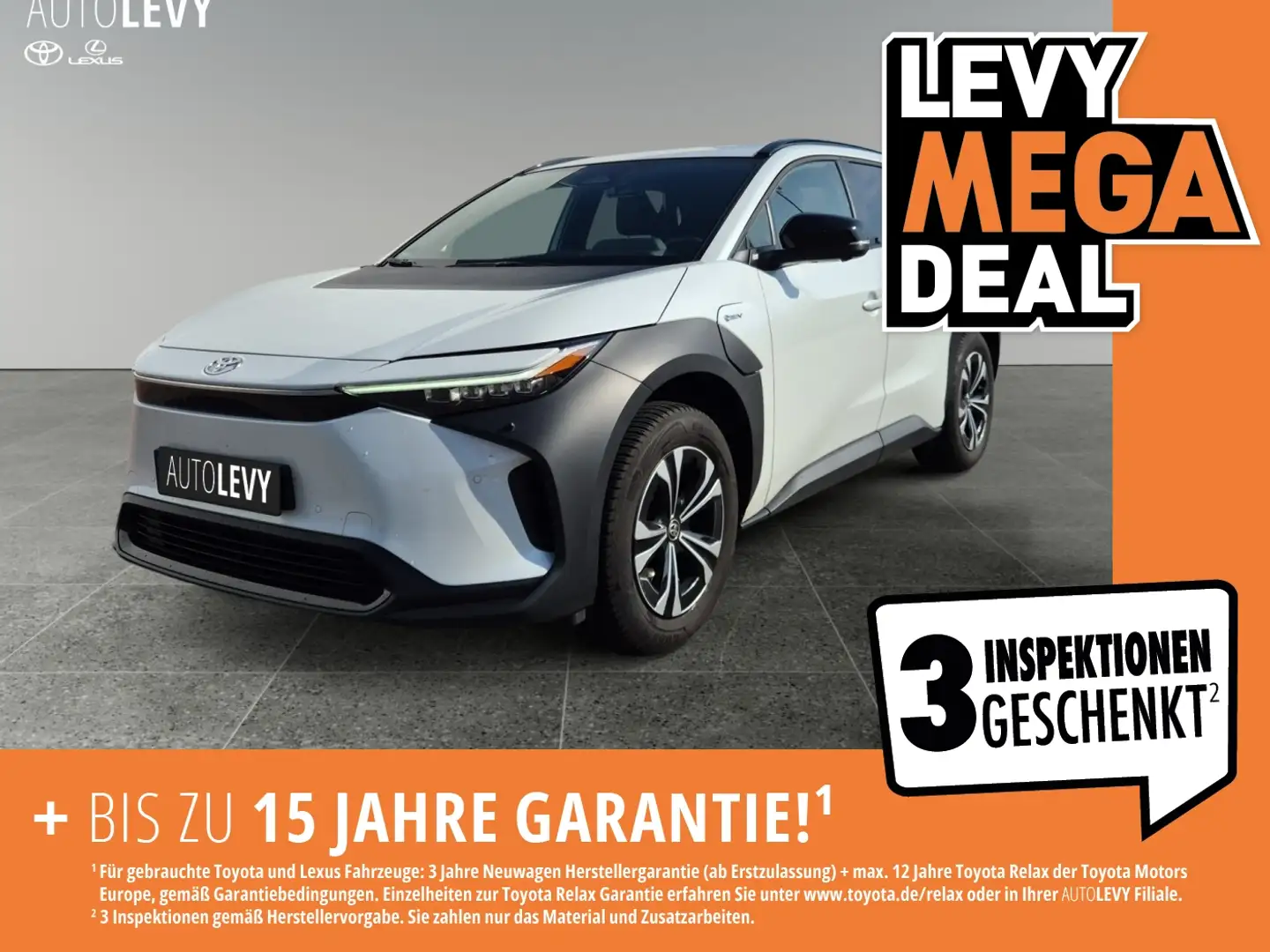 Toyota bZ4X FWD Teamplayer 360+ACC+Navi+SHZ+carplay Blanco - 1