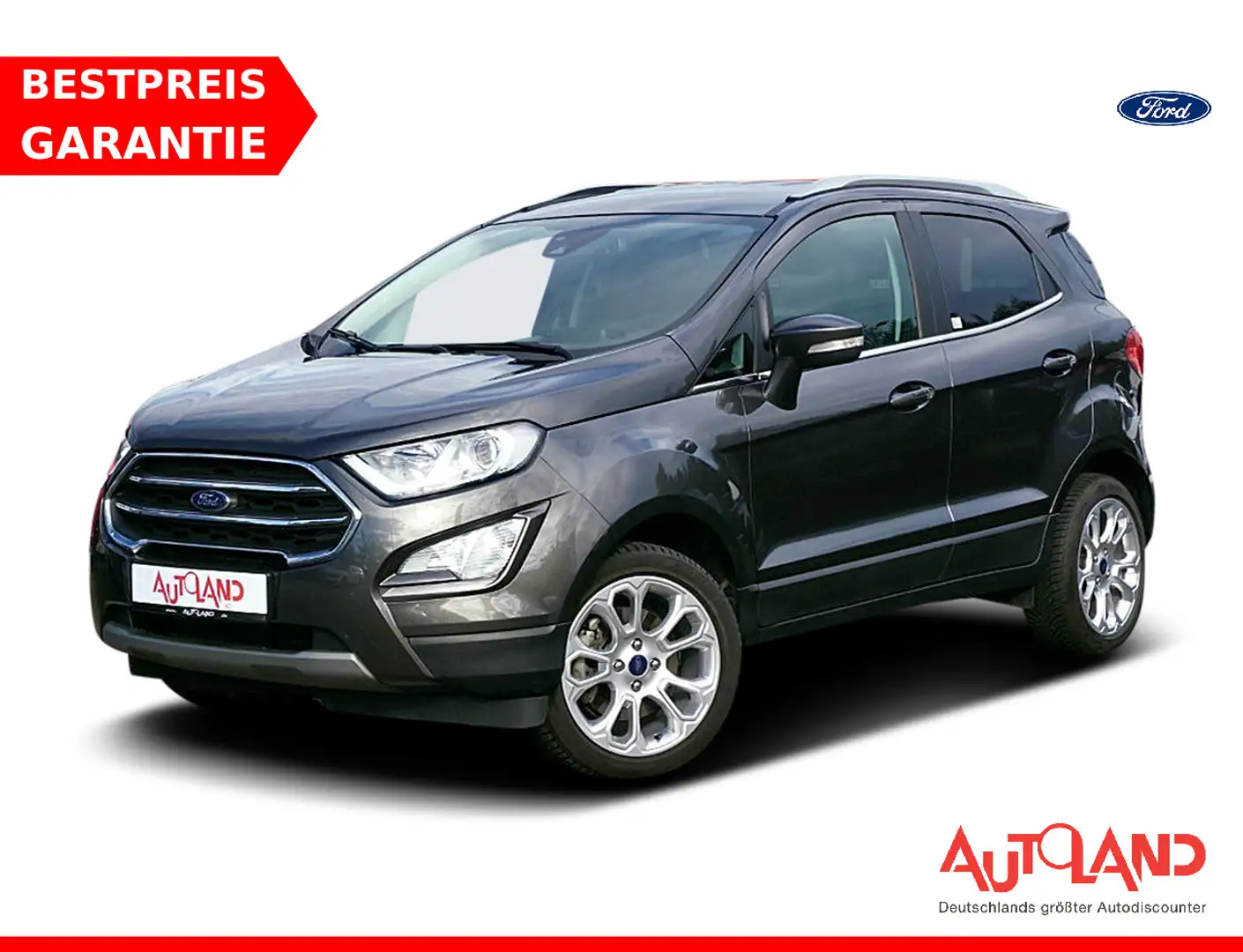 Ford EcoSport 1.0 EB Titanium Navi Sitzheizung B&O Grau - 1